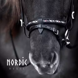 Kombi/Engelsk nosgrimma med rosa stenar