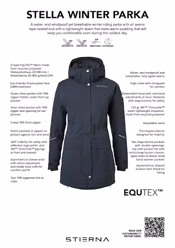 Stella Vinter Parka Navy
