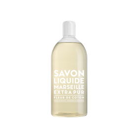 Savon de Marseille Extra Pur Cotton Flower, 1 liter refill