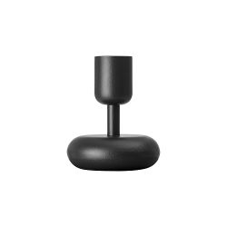 Iittala Nappula ljusstake mörkgrå låg