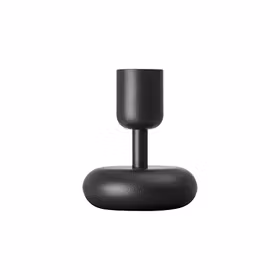 Iittala Nappula ljusstake mörkgrå låg