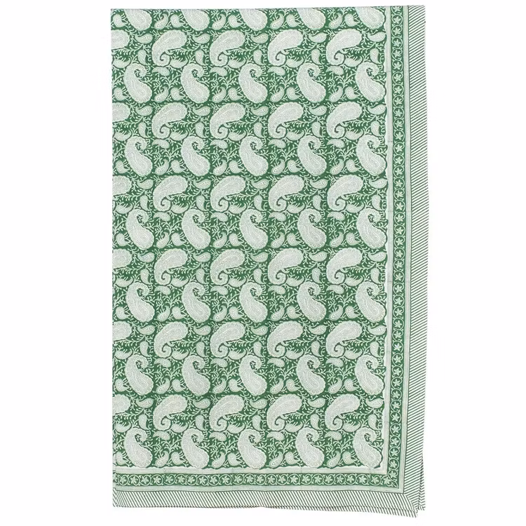 Chamois Big Paisley® duk Forest Green