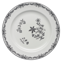 Rörstrand Ostindia Svart tallrik flat 27 cm