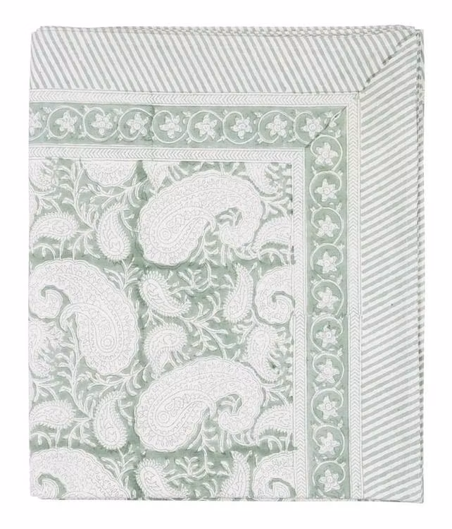 Chamois Big Paisley® duk Light Sea Foam