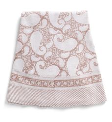 Chamois Big Paisley® rund duk Fuchsia Rose