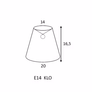 Hallbergs Stensöta lampskärm natur