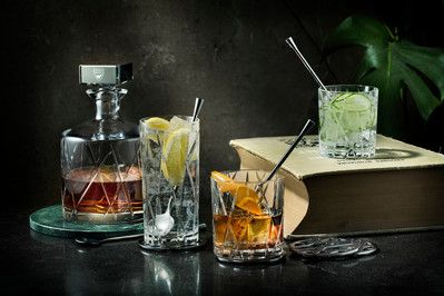 Orrefors City Coasters 4-pack