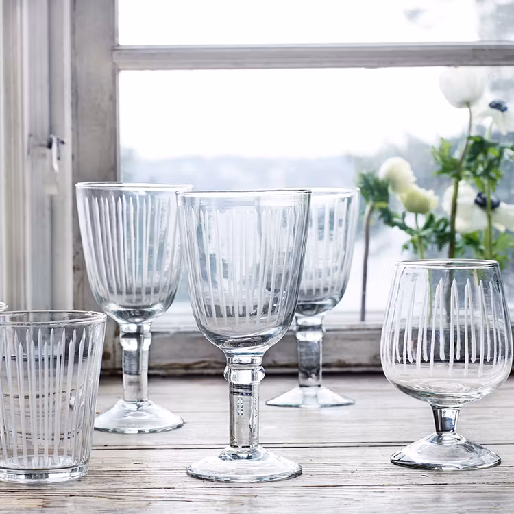 Strömshaga dricksglas Etsad Rand