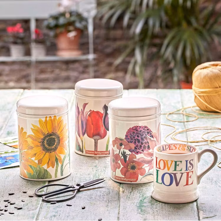 Emma Bridgewater Flowers plåtburk rund