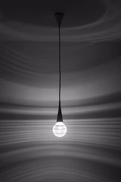 Orrefors Light Shadows takpendel sammet