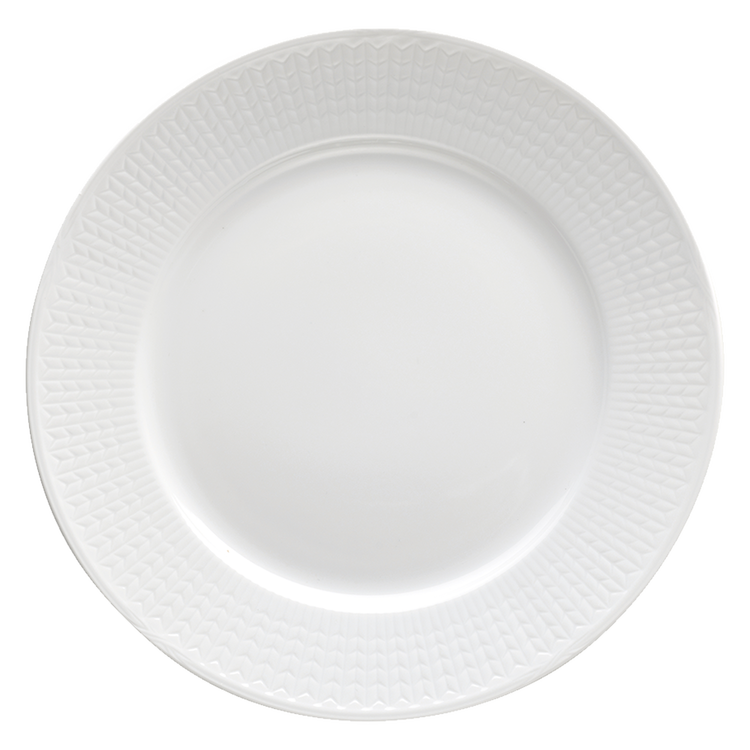 Rörstrand Swedish Grace tallrik 27 cm snö
