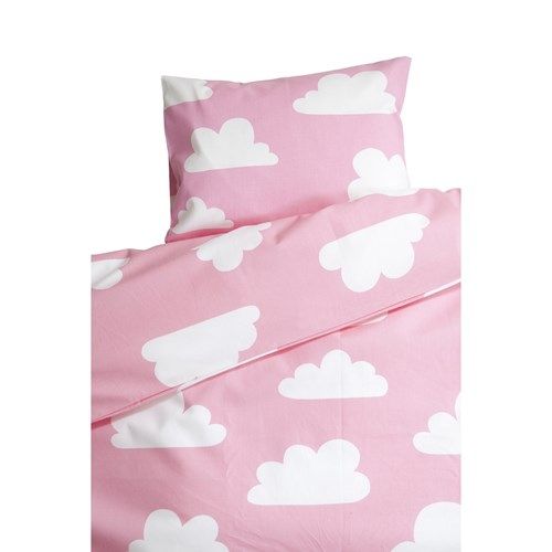Färg&Form Moln bäddset spjälsäng rosa