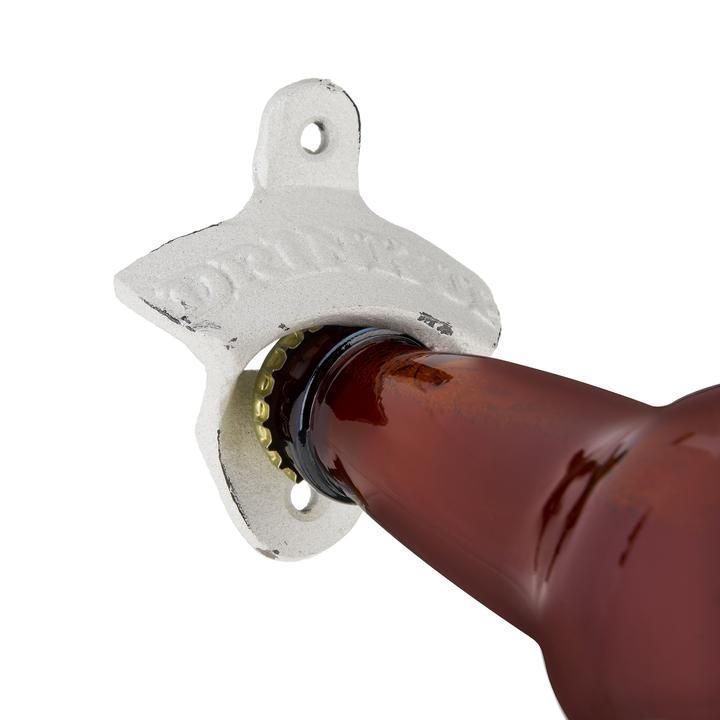 Twine bottle opener white