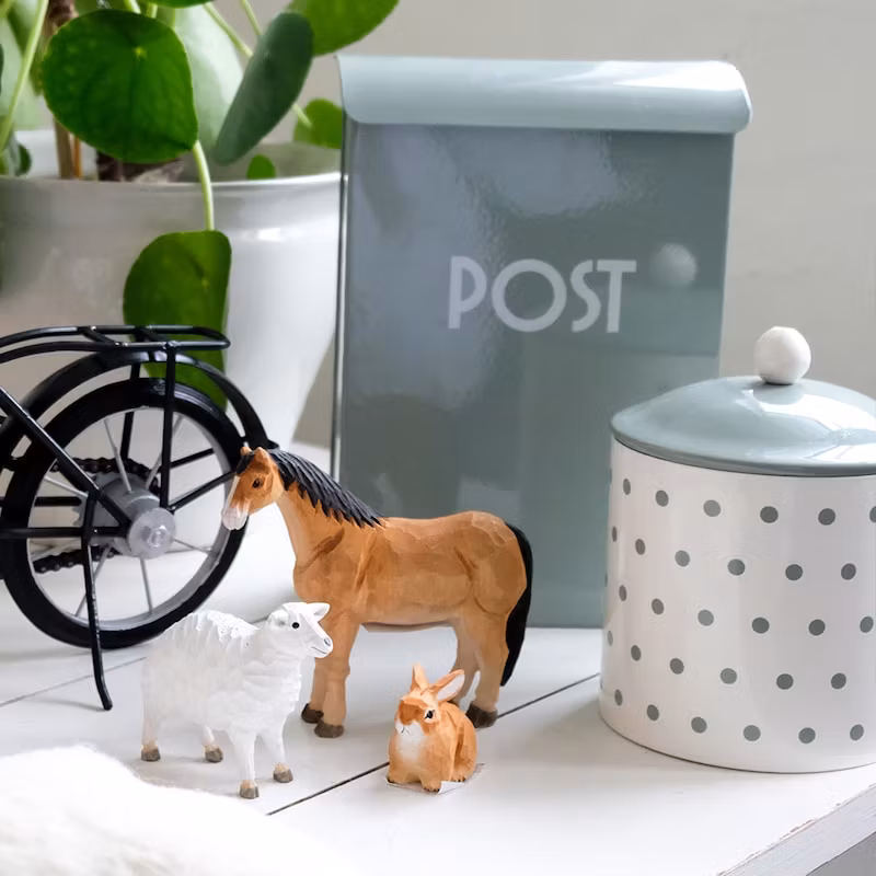 Strömshaga postlåda grön