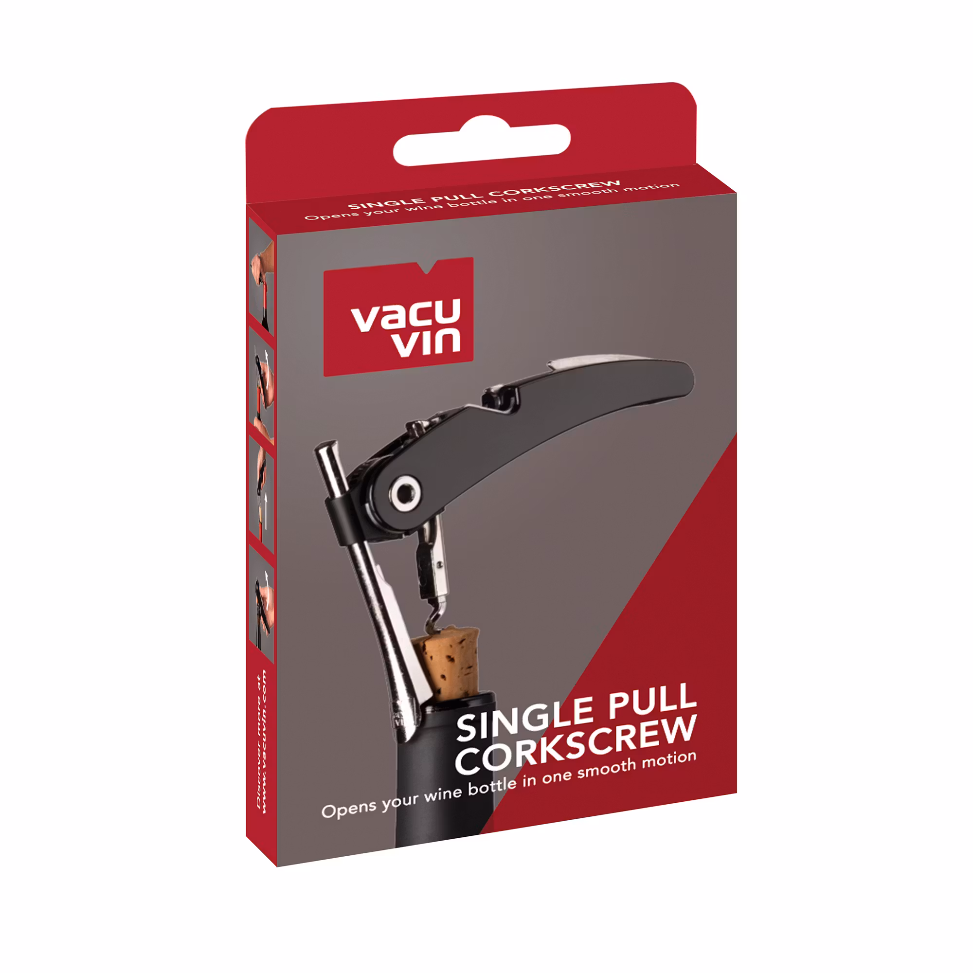 Vacu Vin Single Pull Corkscrew