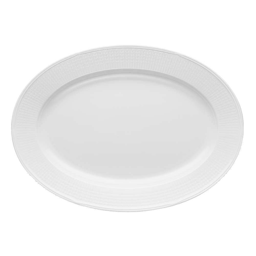Rörstrand Swedish Grace serveringsfat 40 cm snö