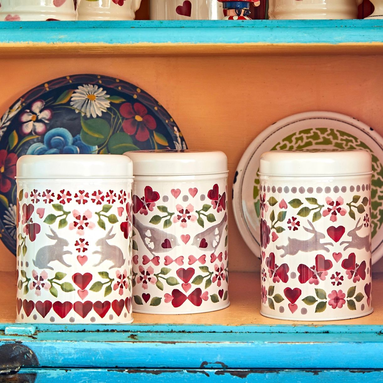 Emma Bridgewater Love Birds plåtburk rund
