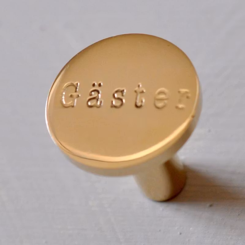 ExMez knopp GÄSTER mässing