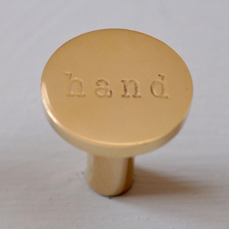 ExMez knopp HAND mässing