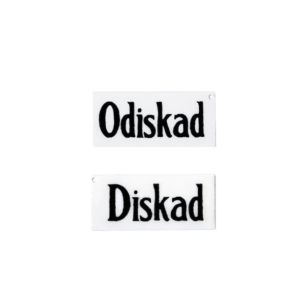 Strömshaga skylt Diskad/Odiskad