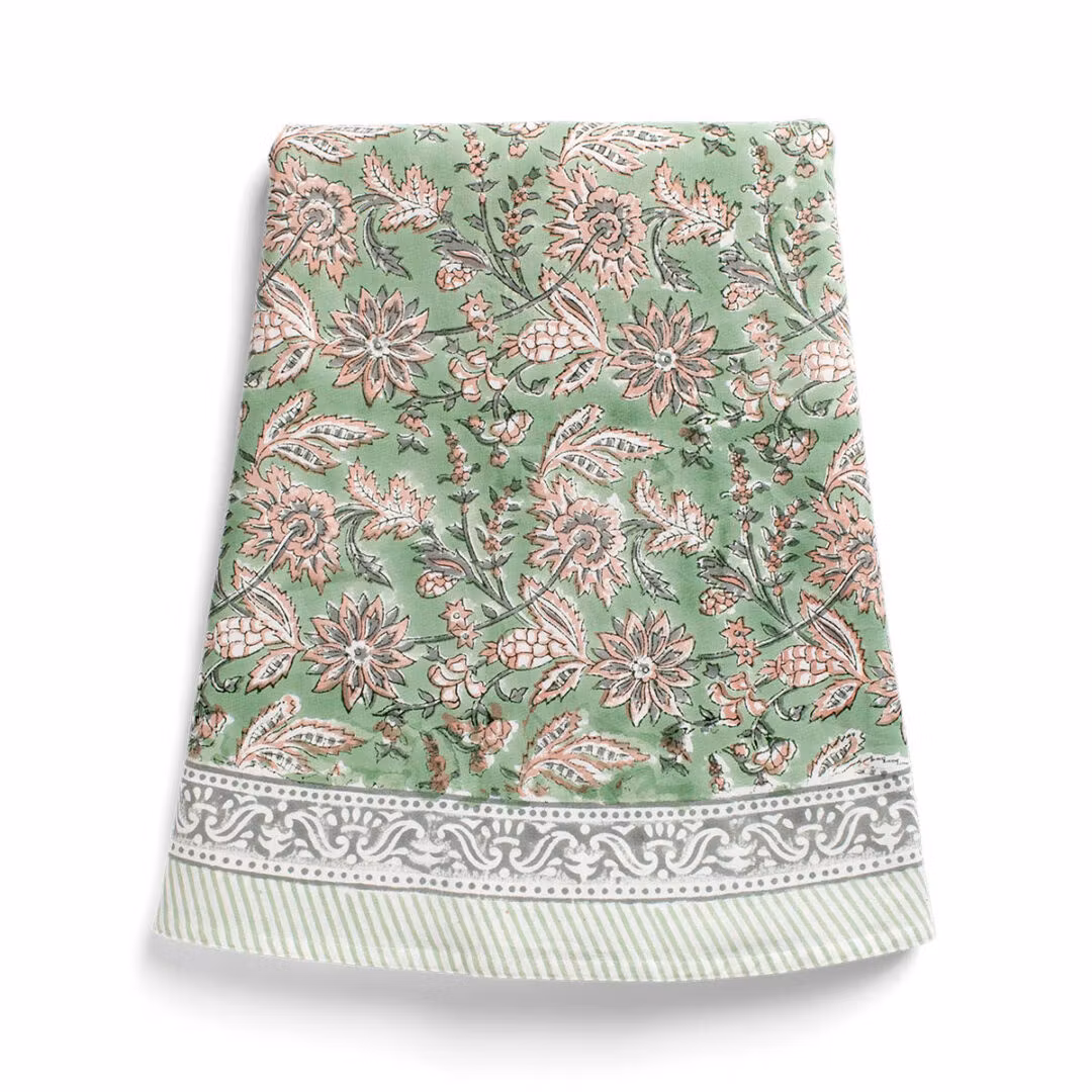 Chamois Indian Summer rund duk green rose