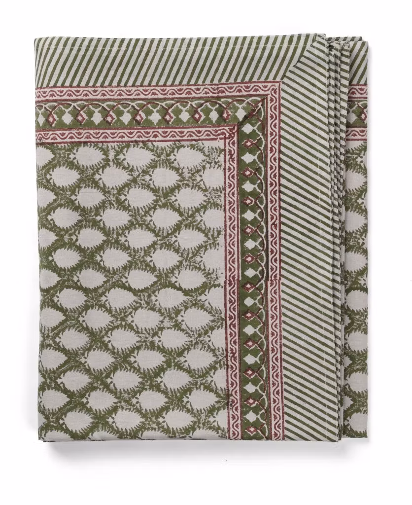 Chamois Cypress duk cotton green
