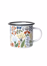 Pluto Design Herbarium emaljmugg