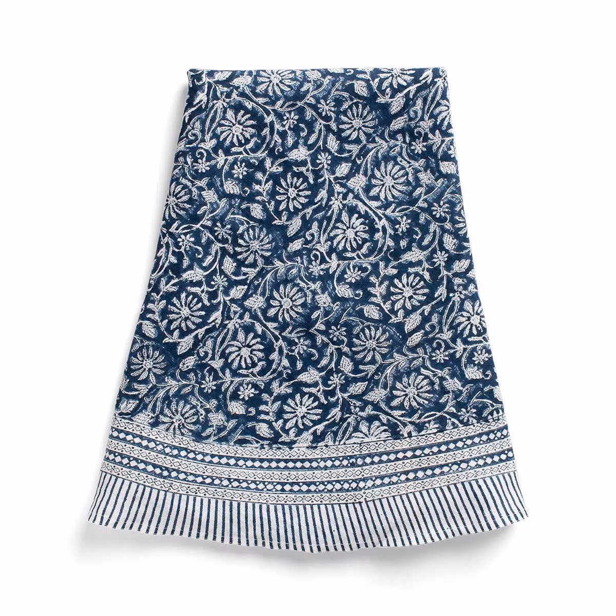 Chamois Margerita rund duk Navy Blue