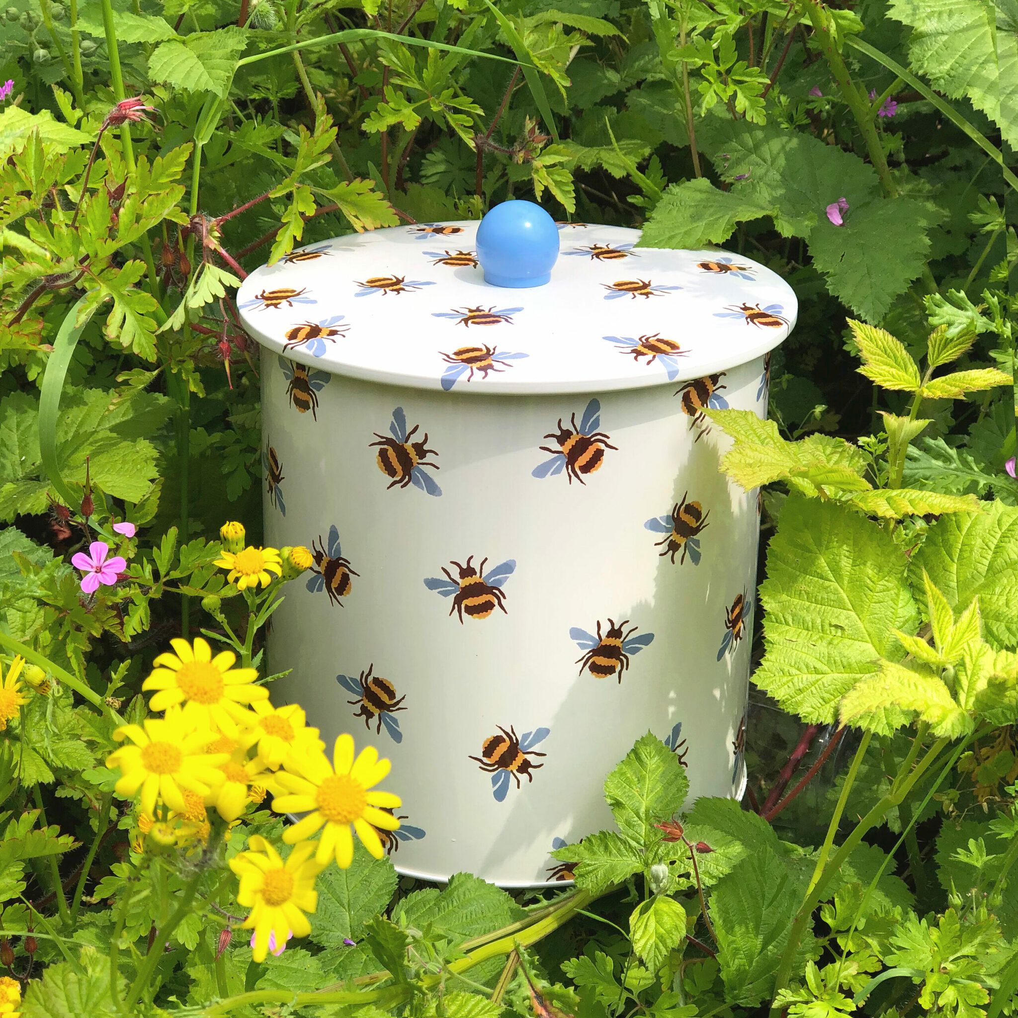 Emma Bridgewater Bumblebee Blue Plåtburk Med Lock