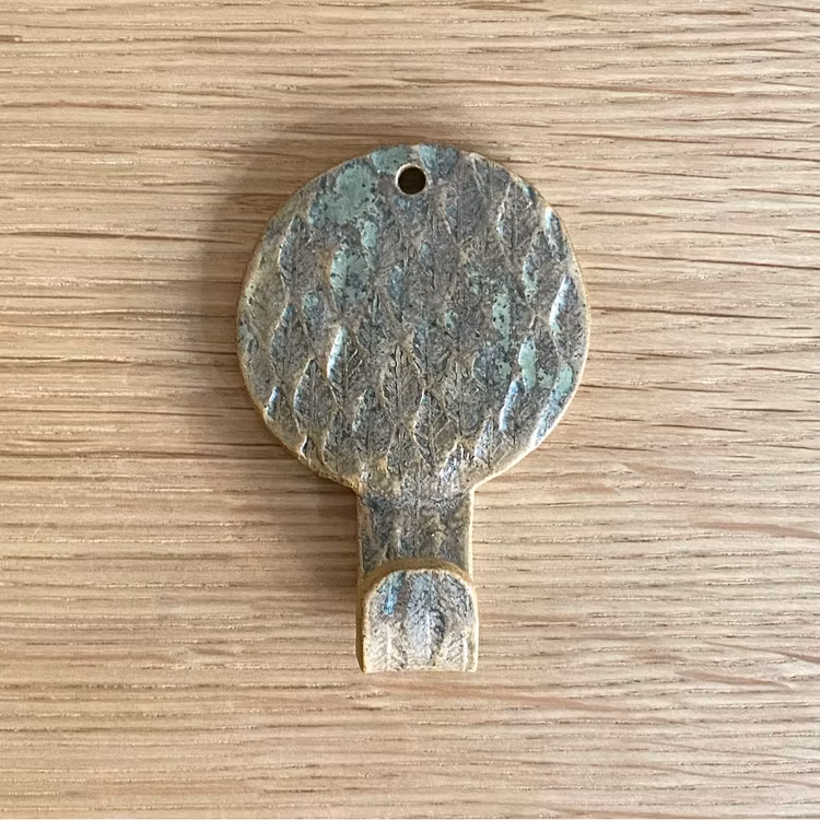 Krok med lövmönster