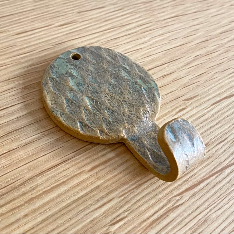Krok med lövmönster