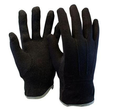 Bomullshandskar svart   3/5-pack