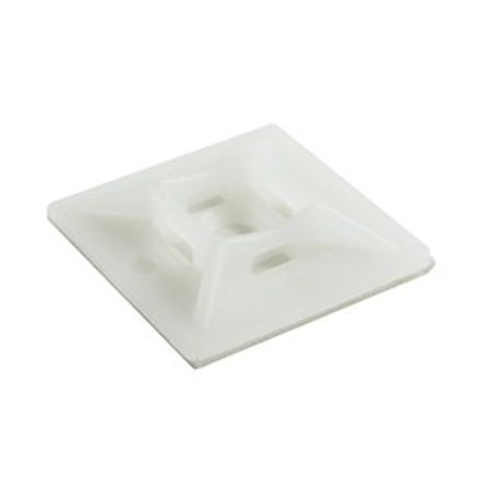 FÄSTPLATTOR SJÄLVHÄFTANDE/SKRUV, NATUR, 28x28mm 10-pack