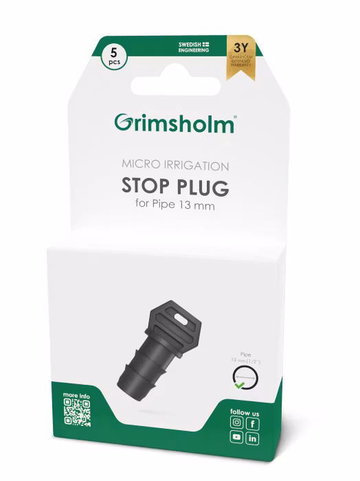 Stop Plug 13 mm (1/2"), 5 pcs