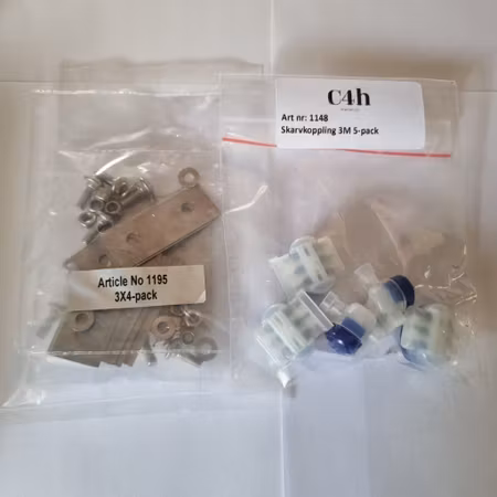 Bundling Knivar för Lyfco 3x4-sats + Skarvkopplingar