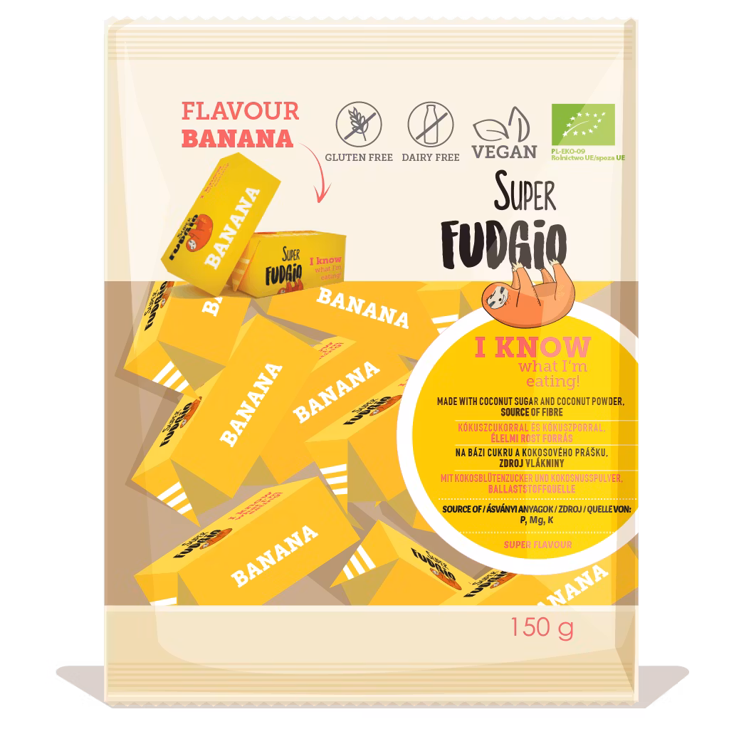 Super Fudgio - Bananfudge, 150g