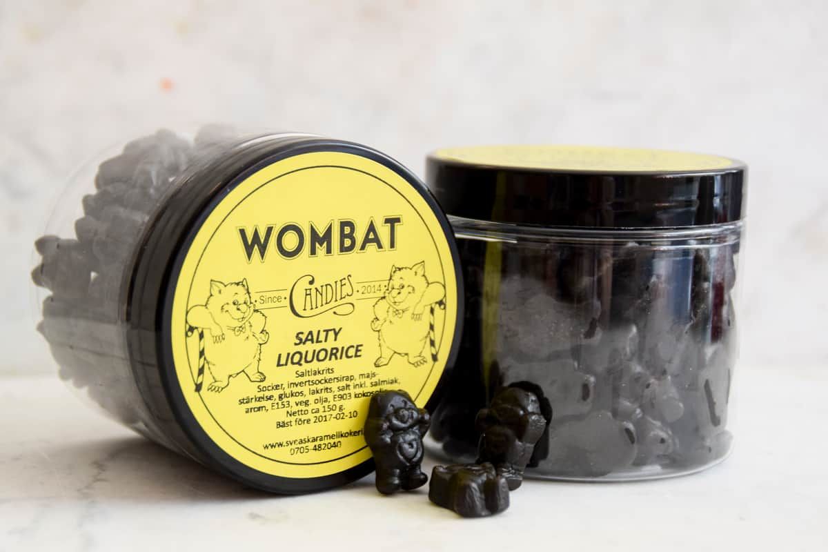 Wombat - Salty Liquorice, 150g