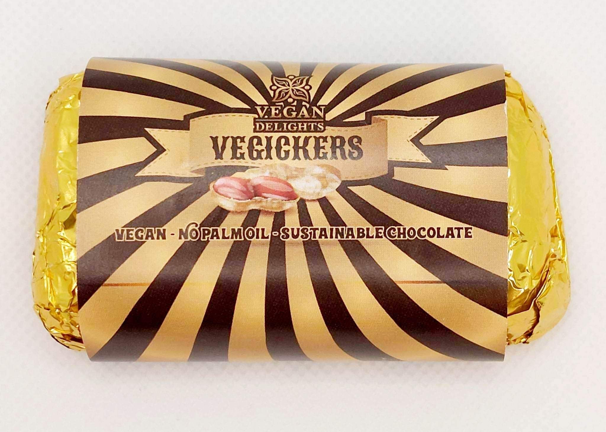 Vegan Delights - Vegickers - Chokladbar Jordnöt & Kola, 60g