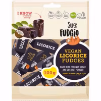 Super Fudgio - Lakritsfudge, 100g