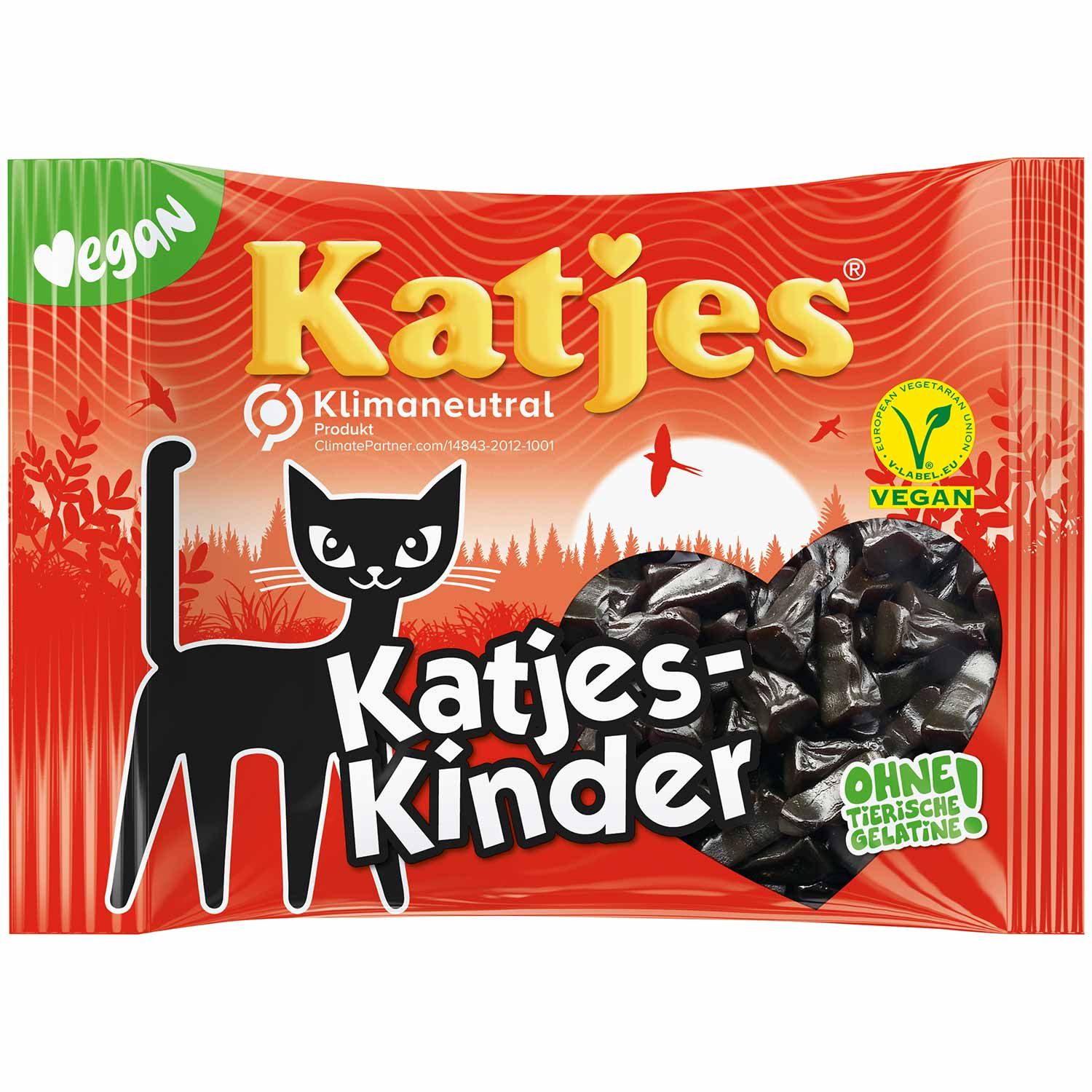 Katjes - Katjes Kinder/Kattungar Lakrits, 175g