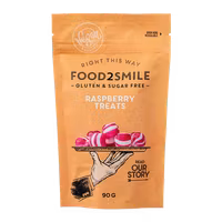 Food2smile - Raspberry Treats/Hallonkarameller, 90g