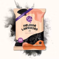 Salinas - Heldige - Saltlakrits, 70g