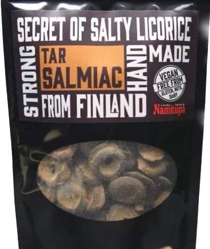 NamiTupa - Salmiakknappar Tjära, 100g