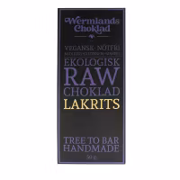 WermlandsChoklad - Chokladkaka med Lakrits, 50g