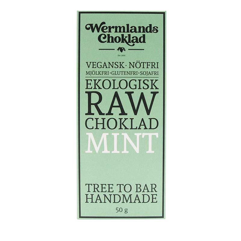 WermlandsChoklad - Chokladkaka Mint, 50g