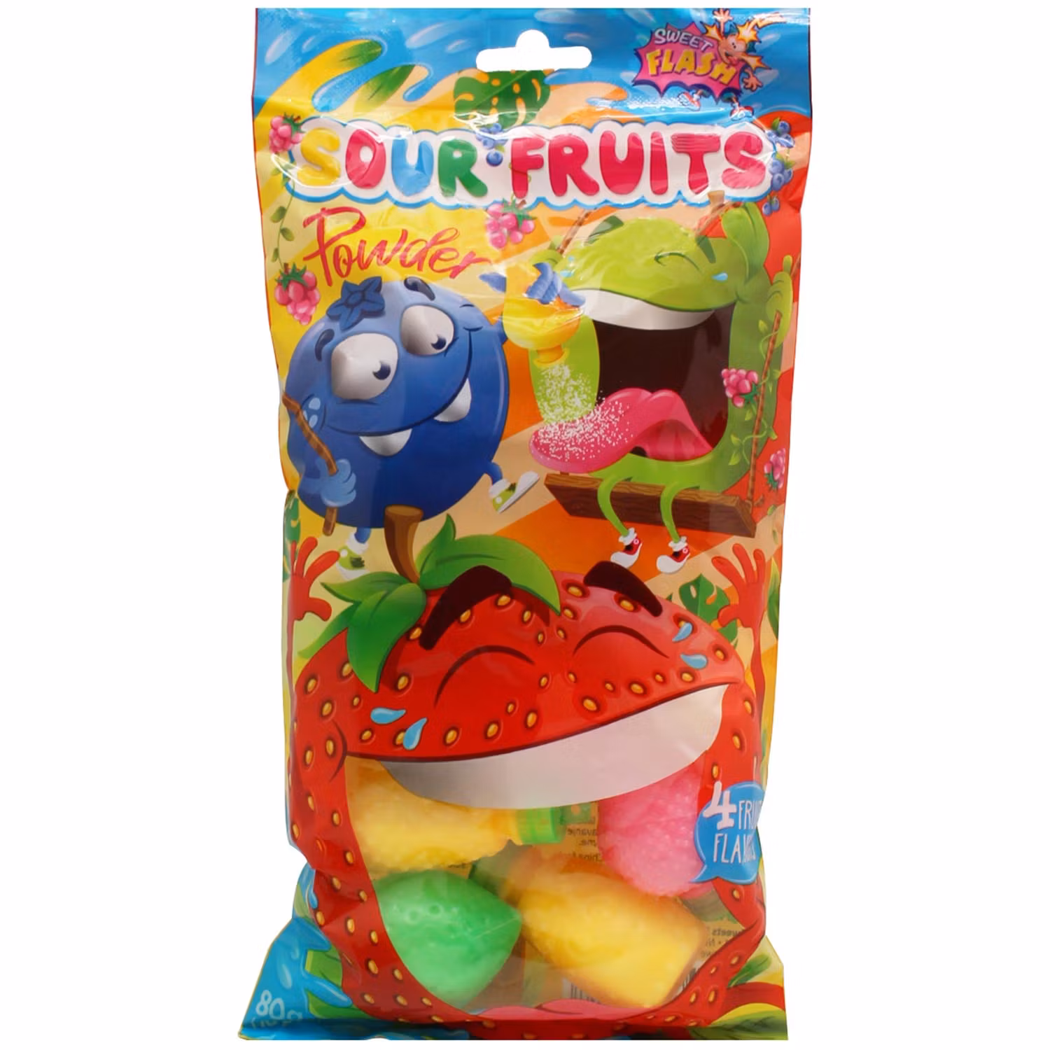 Sweet Flash - Surt Fruktpulver, 10-pack