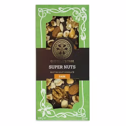 Chocolate Tree - Super Nuts - Chokladkaka Blandade Nötter, 100g