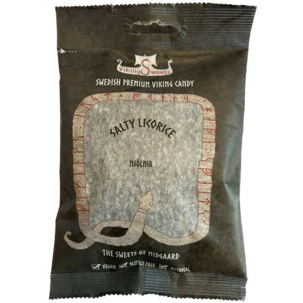 Viking Sweets - Saltlakrits, 120g