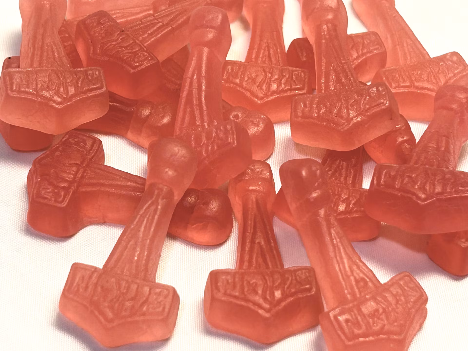 Viking Sweets - Hallonfruktgummin, 120g