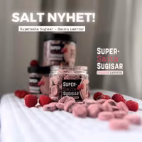 Pastillfabriken - SuperSalta Sugisar - Hallon- & Lakritspastiller, 120g